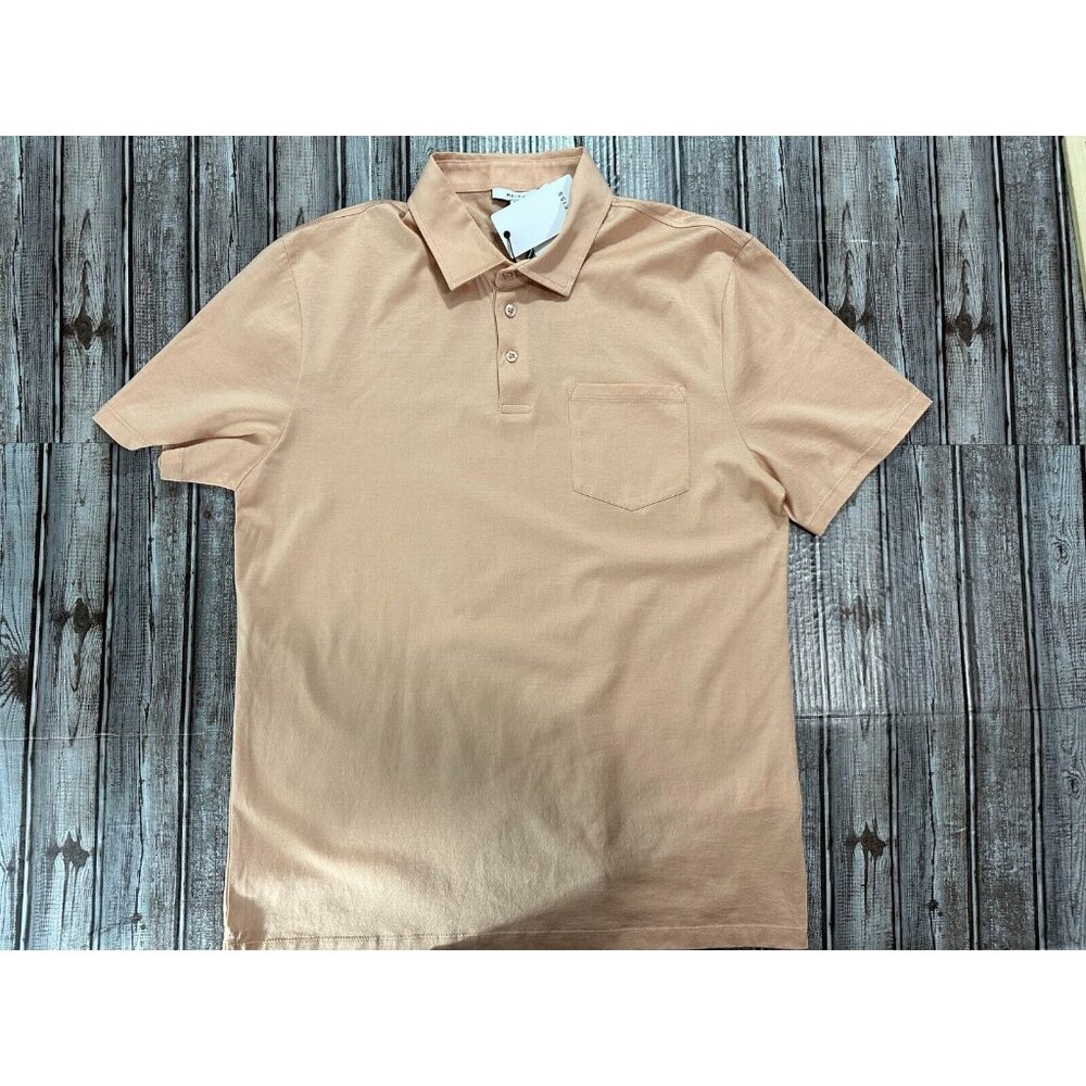 Reiss  Elliot Polo Shirt color pink sz XL NWT